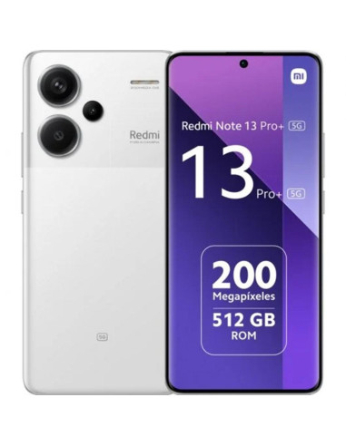 Movil xiaomi redmi note 13 pro+ 5g - 12gb - 512gb - 6.67pulgadas - blanco