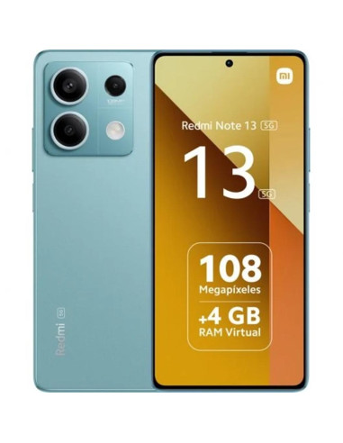 Movil xiaomi redmi note 13 5g 8gb 256gb 6.67pulgadas