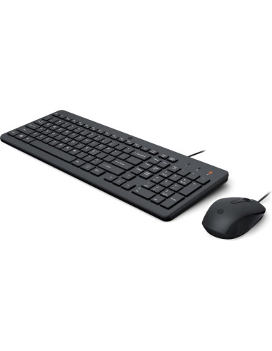 Kit teclado + mouse raton hp 150 cable