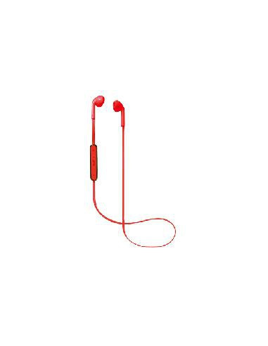 Auriculares bluetooth de boton nevir rojo