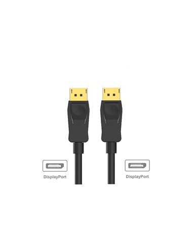 Cable ewent displayport 1.2 - 4k - 60hz - a - a awg28 - 3m