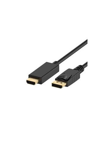 Cable ewent displayport 1.2 a hdmi gold plated de 3m