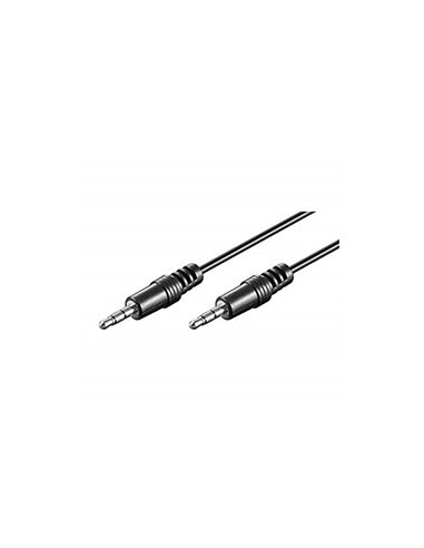 Cable audio ewent jack 3.5 macho macho 1.5 metros negro