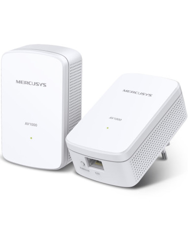 Kit 2 powerline mercusys mp500 kit av1000 gigabit -  pack 2 unidades