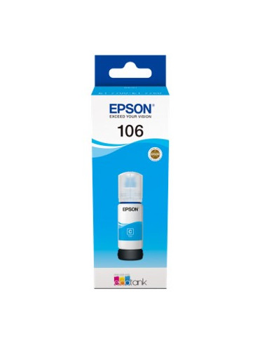 Cartucho tinta epson c13t00r240 106 ecotank cyan ink et - 7700 - et - 7750