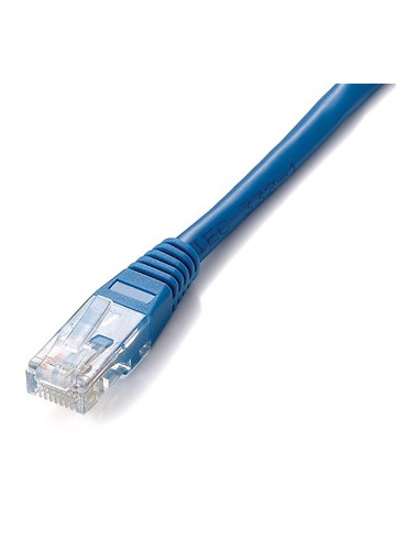 Cable red equip latiguillo rj45 u -  utp cat6 10m azul