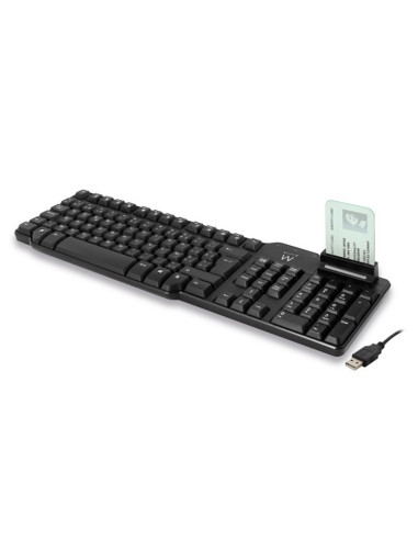 Teclado usb ewent ew3252 lector dni layout españa