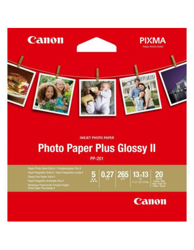 Papel canon foto pp - 201 2311b060 13x13 -  20 hojas