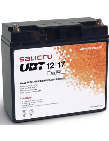 Bateria agm salicru compatible para sais 17ah 12v