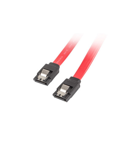 Cable sata iii lanberg 6gb - s hembra hembra clip metal 0.5m