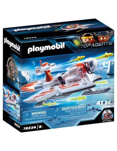 Playmobil espias spy team volador