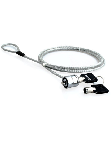 Cable de seguridad natec lobster 1.8 m para portatil con llave