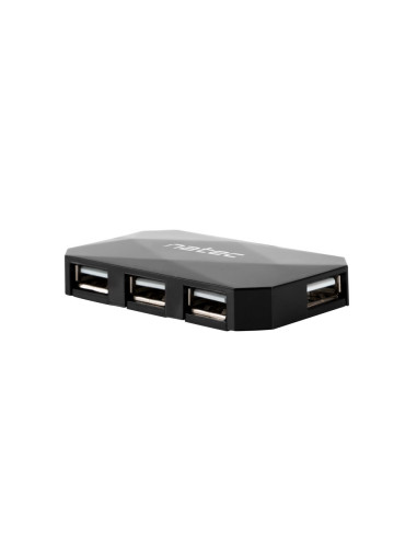 Hub natec locust 4 puertos usb 2.0 negro