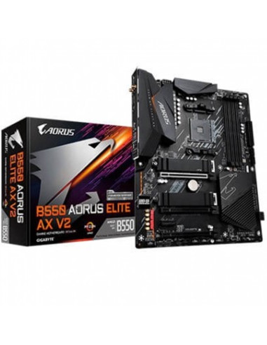 Placa base gigabyte am4 b550 aorus elite ax v2 atx -  4xddr4 -  4xsata6 -  1xusb - c -  1xusb 3.2 -  2xusb 2.0