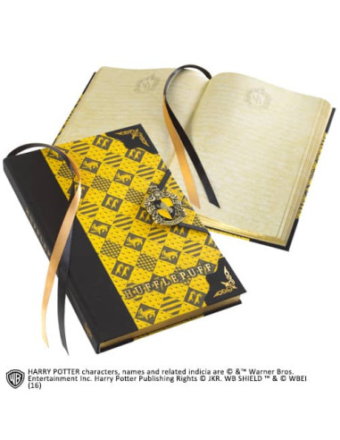 Libreta diario the noble collection harry potter hufflepuff cierre especial