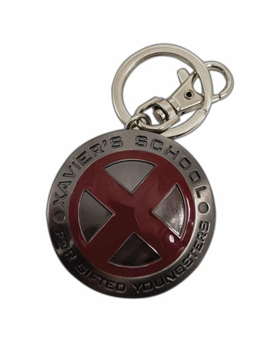 Llavero semic studios marvel logo x - men metalico