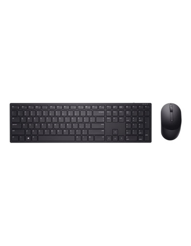 Kit teclado + mouse raton dell pro km5221w wireless inalambrico negro