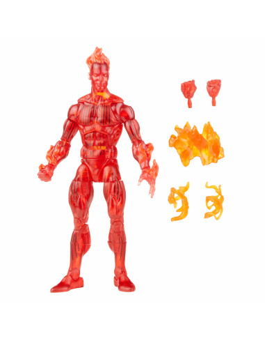 Figura hasbro antorcha humana 15 cm fantastic four marvel legends f03515l0