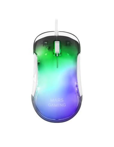 Mouse raton mars gaming mmgloww optico usb 7 botones 12800ppp rgb