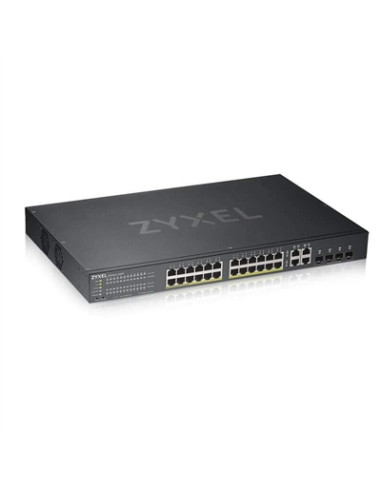 Switch 28 puertos zyxel gs192024hpv2 - eu0101f 24 puertos gigabit ethernet 4 puertos sfp