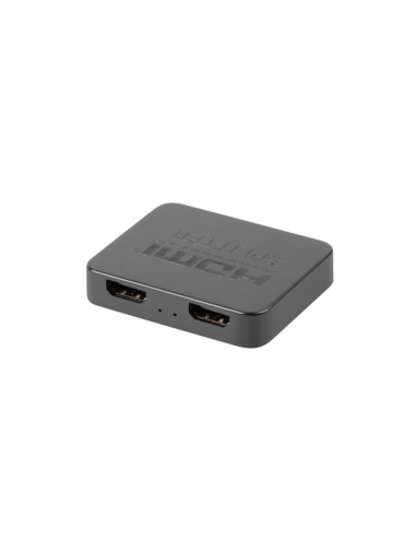 Splitter video lanberg hdmi a 2 x hdmi 4k + micro usb negro