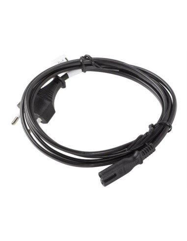 Cable alimentacion lanberg vde cee 7 - 16 a iec 320 c7 3m