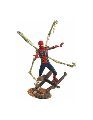 Figura diamond select toys marvel premier collection avengers 3 iron spider - man