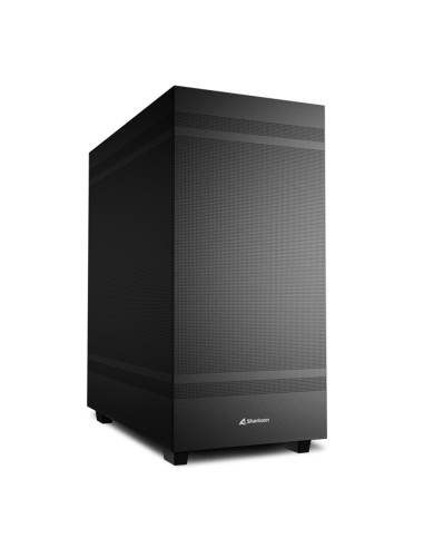 Caja ordenador gaming sharkoon rebel c50 atx 2 x usb 3.2 1 x usb tipo c sin fuente negro