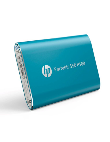 Disco duro externo ssd hp p500 1tb usb tipo c azul