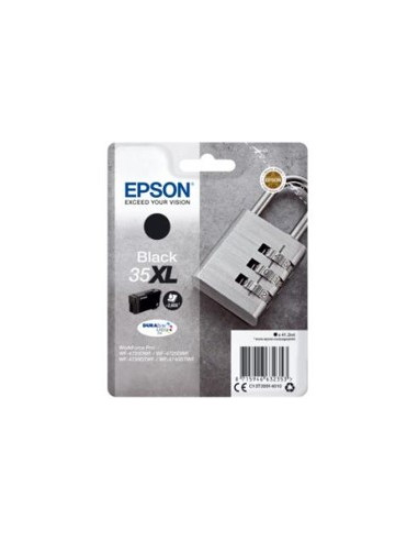 Cartucho tinta epson c13t35914010 negro 35xl -  2600 paginas - candado