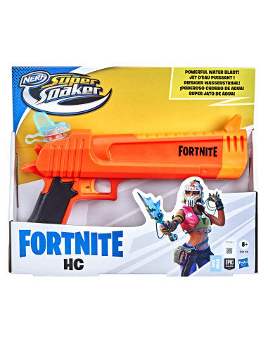 Pistola de agua hasbro nerf super soaker fortnite hc