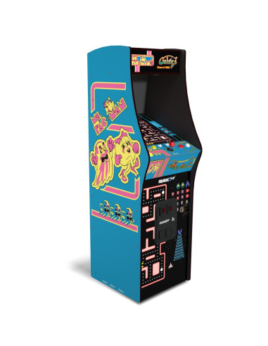 Maquina arcade arcade1up ms. pac - man vs galaga class of 81 deluxe