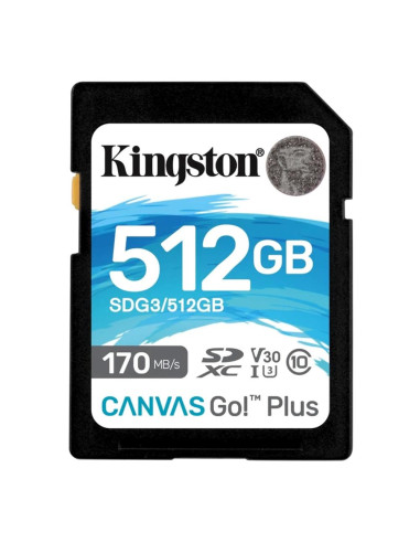 Memoria sd 512gb kingston canvas go! plus