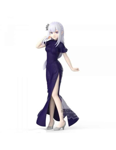 Figura banpresto re: zero starting life in another world glitter & glamours emilia 24cm