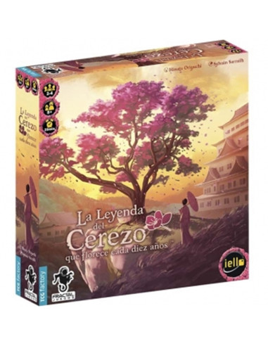 Juego de mesa la leyenda del cerezo que florece cada 10 añoz (cherry tree) en español