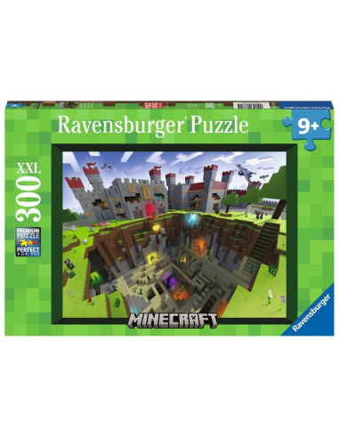 Puzzle ravensburger minecraft 9+ 300 piezas