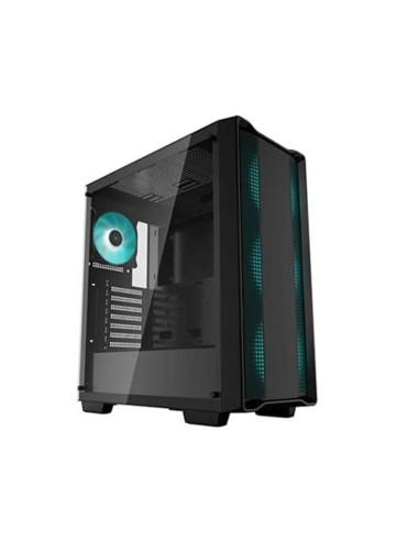 Caja ordenador gaming deepcool atx cc560 v2 cristal templado negro