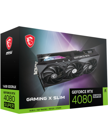 Tarjeta grafica msi geforce rtx 4080 super 16gb gaming x slim