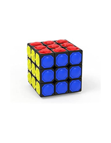 Cubo de rubik yj blind 3x3 invidentes stickerless