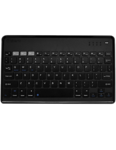 Teclado inalambrico universal silver ht bluetooth dark grey -  english layout