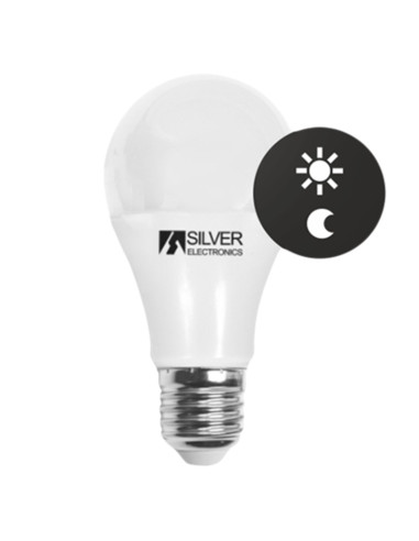 Bombilla led sensor silver electronics estandar 10w70w -  e27 -  3000k -  810 lm -  140º -  luz calida -  a+