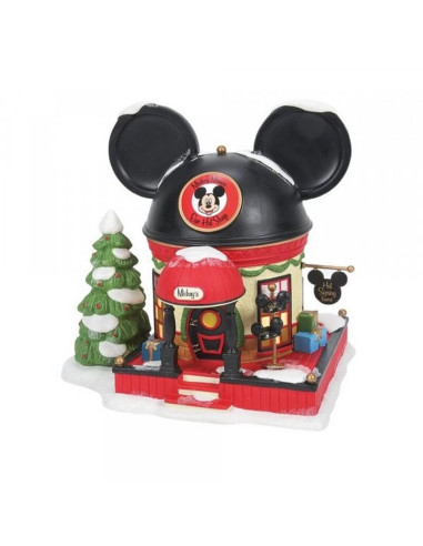 Figura enesco disney tienda mickey mouse iluminada