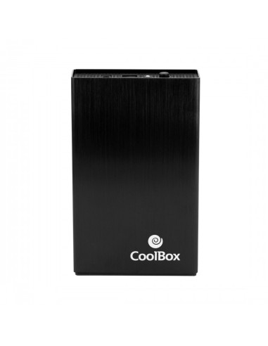 Carcasa disco duro hdd 3.5pulgadas coolbox sca - 3533 usb3.0 negra aluminio