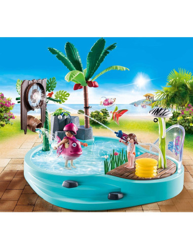 Playmobil piscina divertida con rociador de agua