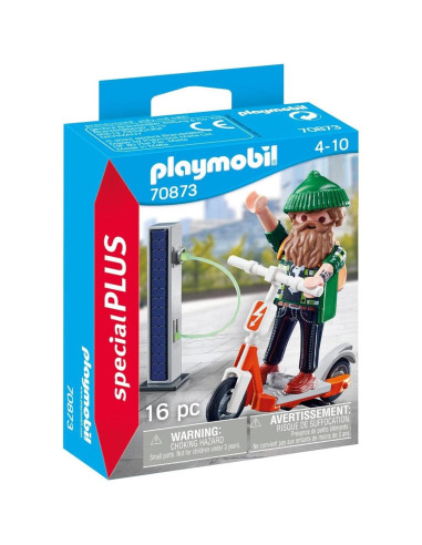 Playmobil hipster con e - scooter