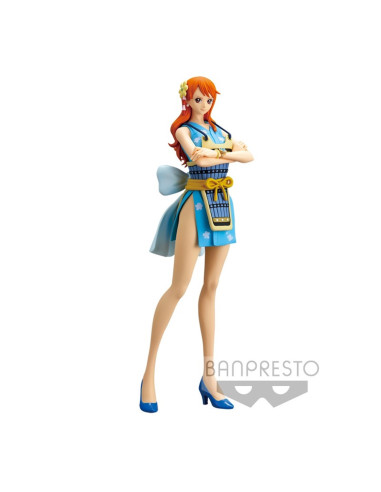 Figura banpresto one piece glitter & glamours nami wano country ver. b