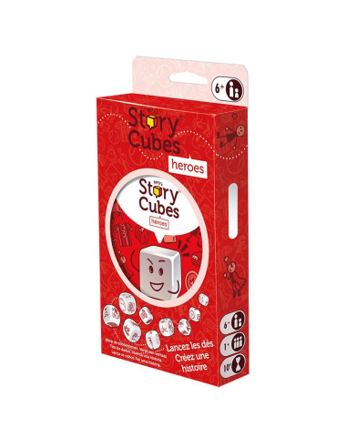 Juego de mesa story cubes heroes pegi 6