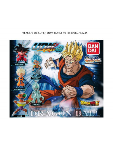 Set gashapon figuras bandai lote 40 articulos dragon ball super udm burst 49