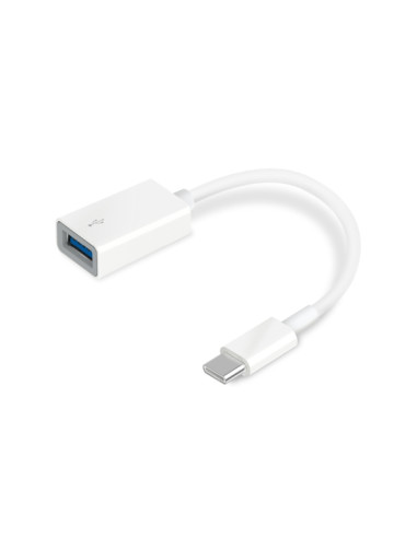 Adaptador usb 3.0 tipo c a usb tipo a tp - link  uc400 macho - hembra blanco