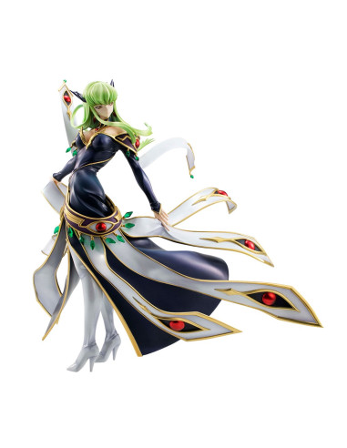 Figura megahouse code geass lelouch of the rebellion serie g.e.m. precious estatua c.c. britannian costume